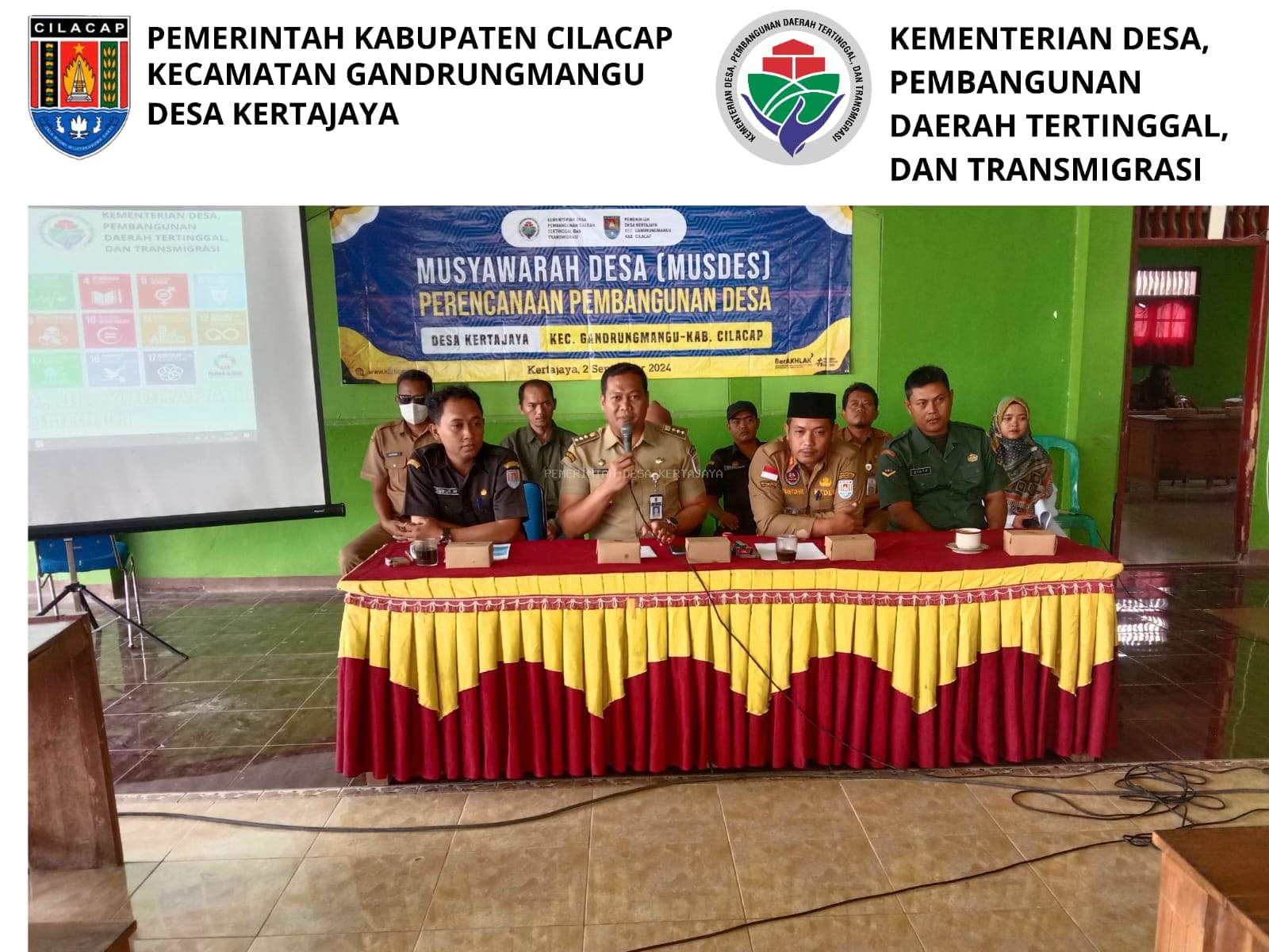 MUSDES PERENCANAAN PEMBANGUNAN DESA KERTAJAYA TAHUN 2024